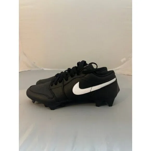 Air Jordan 1 low TD football cleats black white panda mens size 9 FJ6245 001